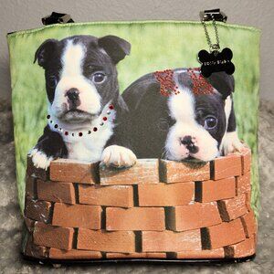Braciano Boston Terrier Puppy Small Tote Bag